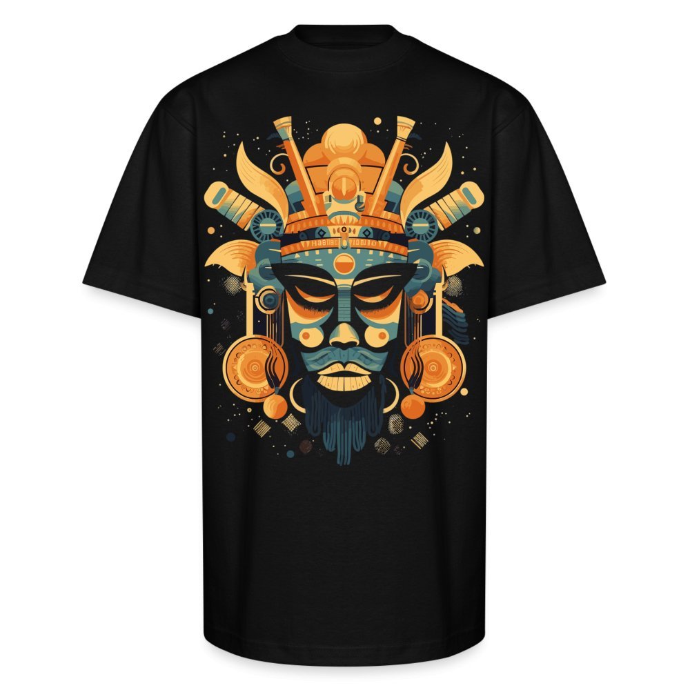 African Tribal Mask with side prints - Shakara Drip